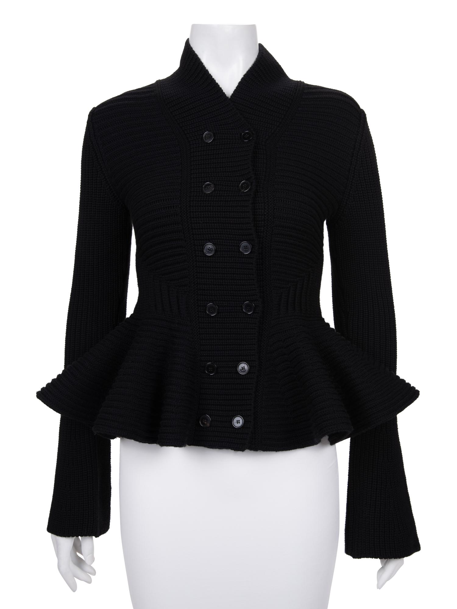 Alexander McQueen Knit Double Breasted Jacket, 2000-10s