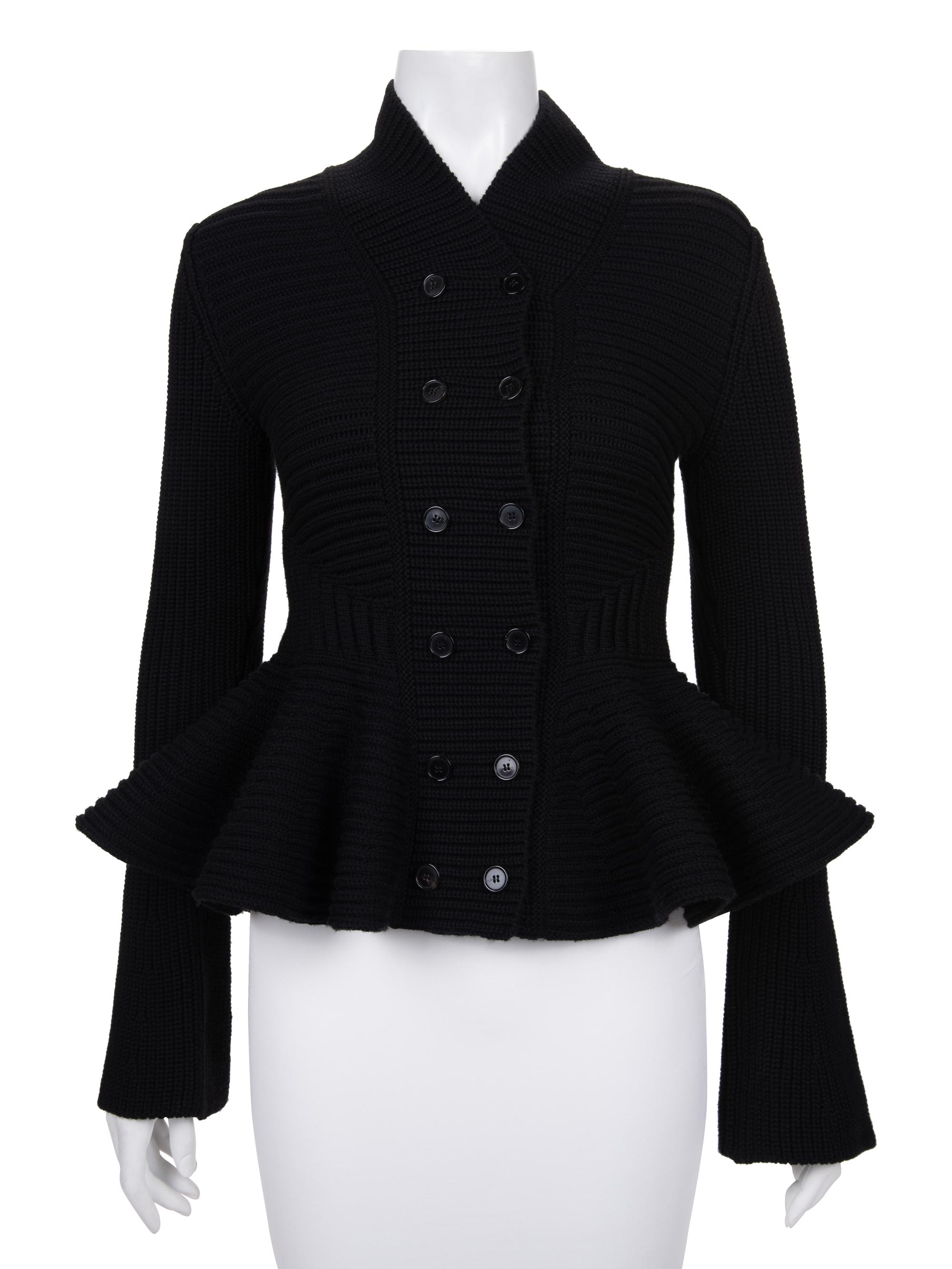 Alexander McQueen Knit Double Breasted Jacket, 2000-10s