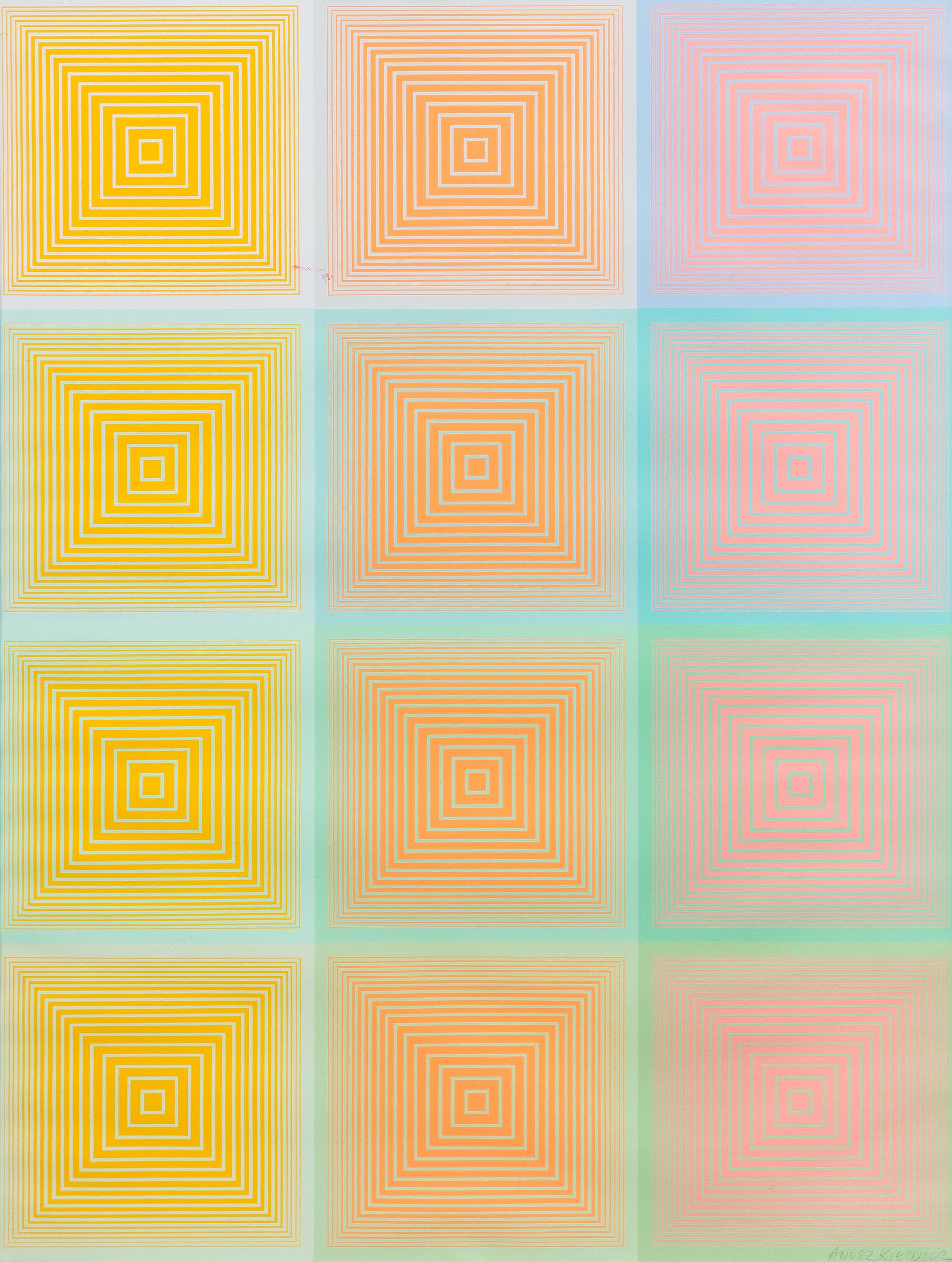 Richard Anuszkiewicz, (American, b. 1930), Untitled (Portfolio of Ten)