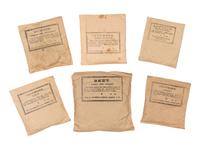 [SHAKERS]. 6 seed packets from the Shakers' Garden, Enfield, New Hampshire, comprising beets, cucumbers (early cluster, common, and early), lettuce, and turnip.