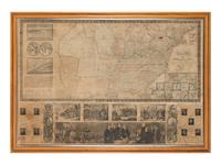 PHELPS & ENSIGN, Publishers. Phelps & Ensign's Traveller's Guide, and Map of the United States... New York: Phelps & Ensign, 1841 [copyright 1837].