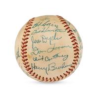 A 1953 St. Louis Browns Team Signed Autograph Baseball (JSA Auction Letter)