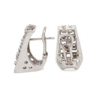 Diamond and White Gold Earrings