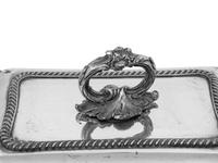 A George IV Silver-Plate Entree Dish and Cover and an Associated Meat Cloche