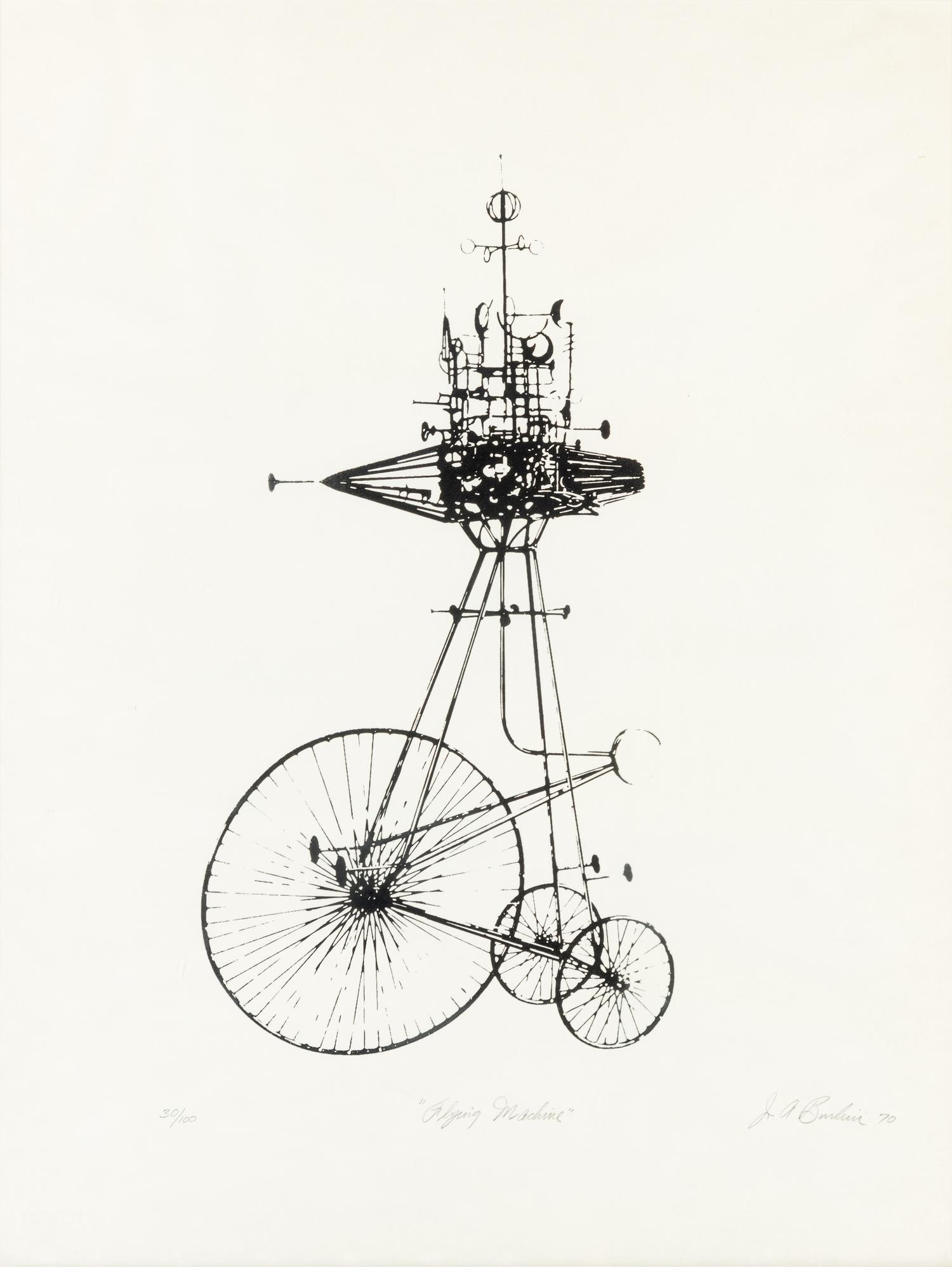 Joseph A. Berlini, (American, b. 1937), Flying Machine