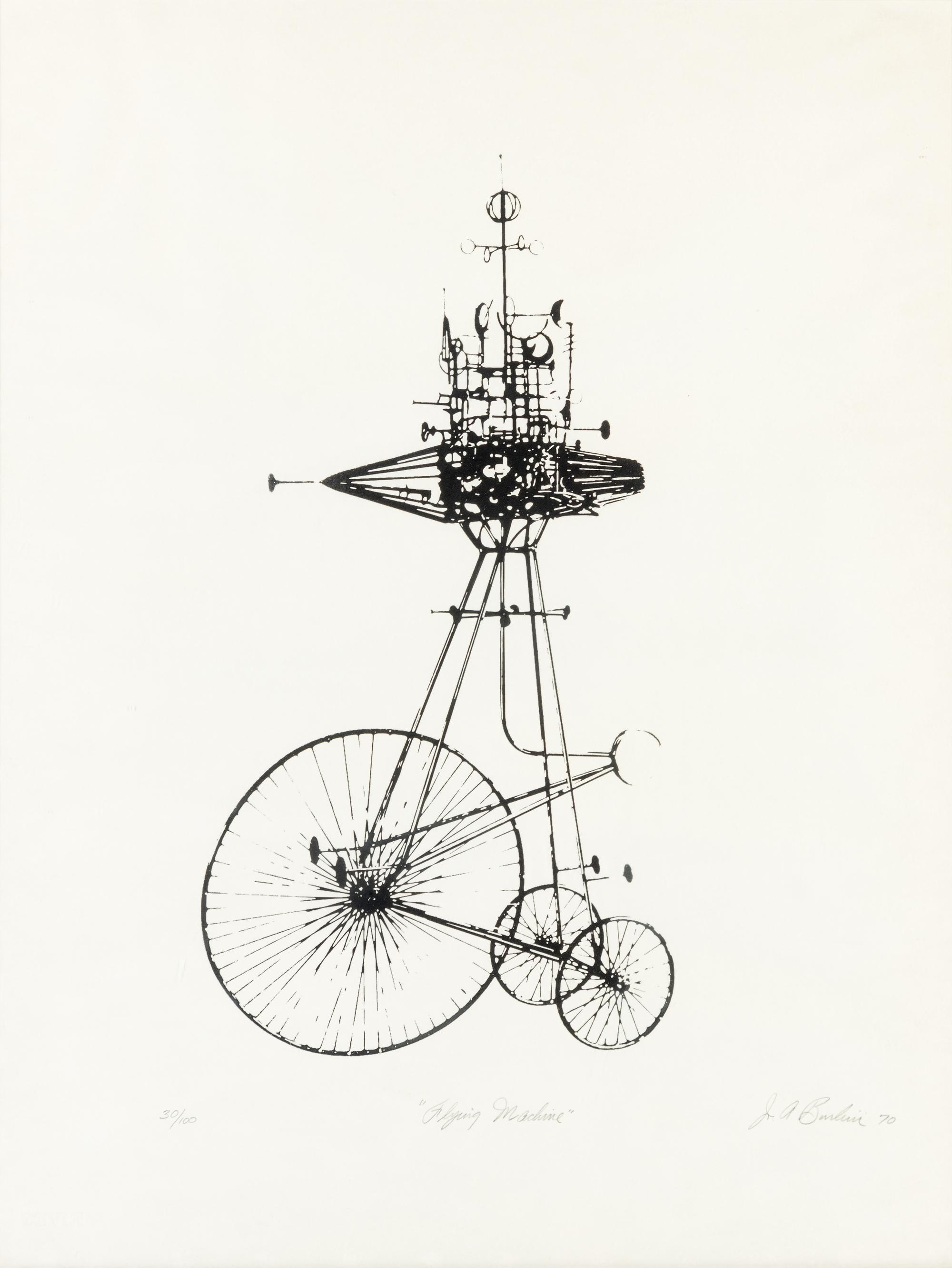 Joseph A. Berlini, (American, b. 1937), Flying Machine
