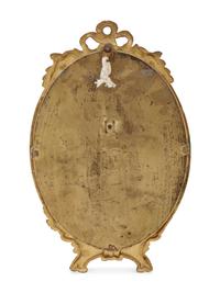 An Oval Painted Porcelain Plaque