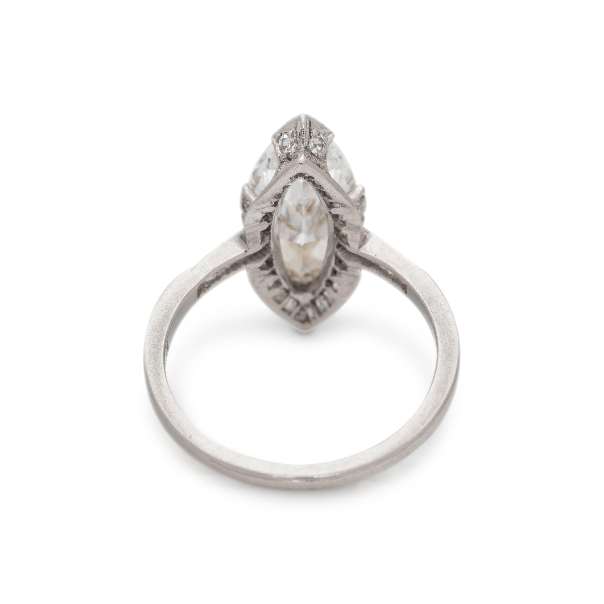 ART DECO, DIAMOND RING