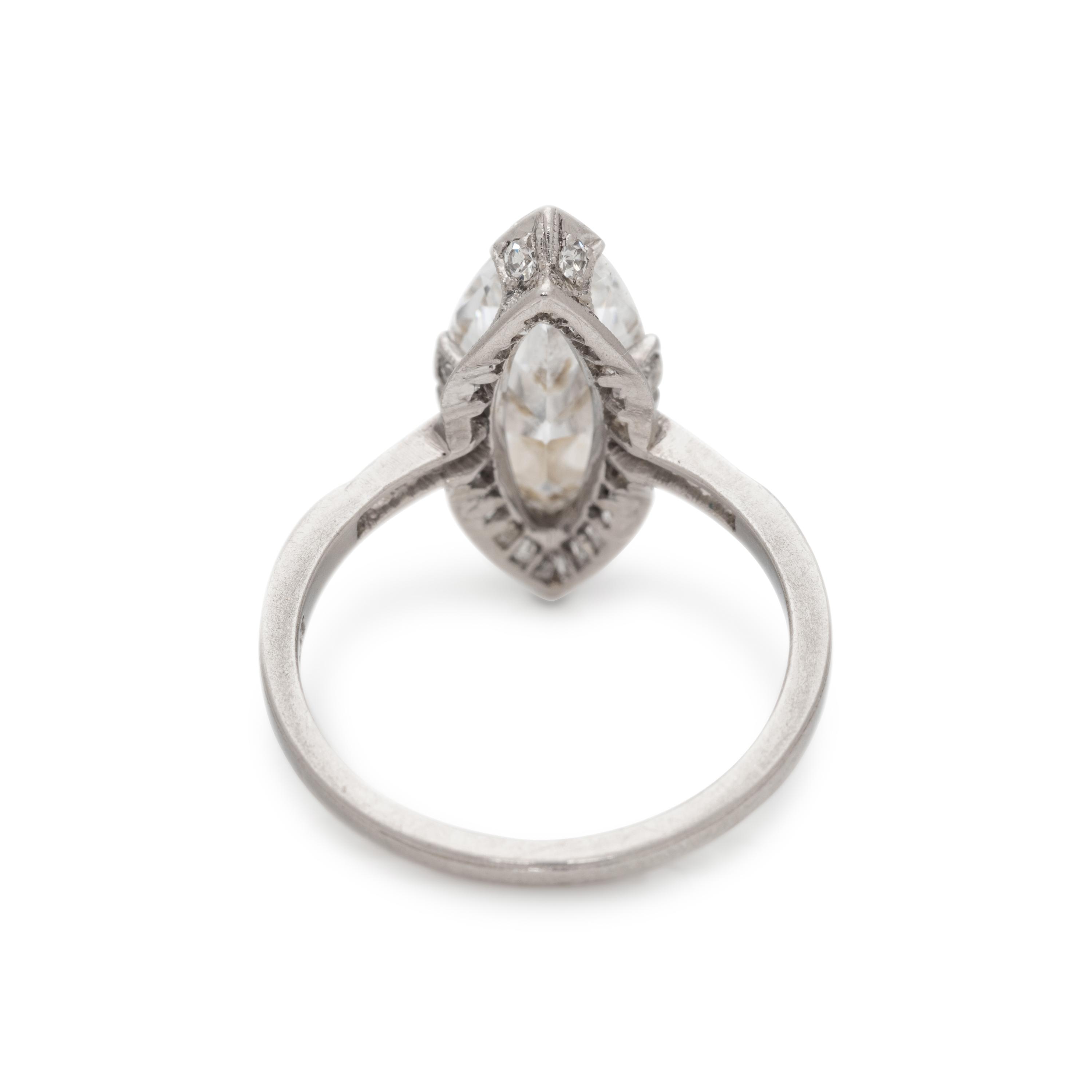 ART DECO, DIAMOND RING