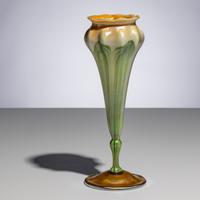 Tiffany Studios New York (American, 1880–1930) — Ribbed Floriform Vase, c. 1903–04