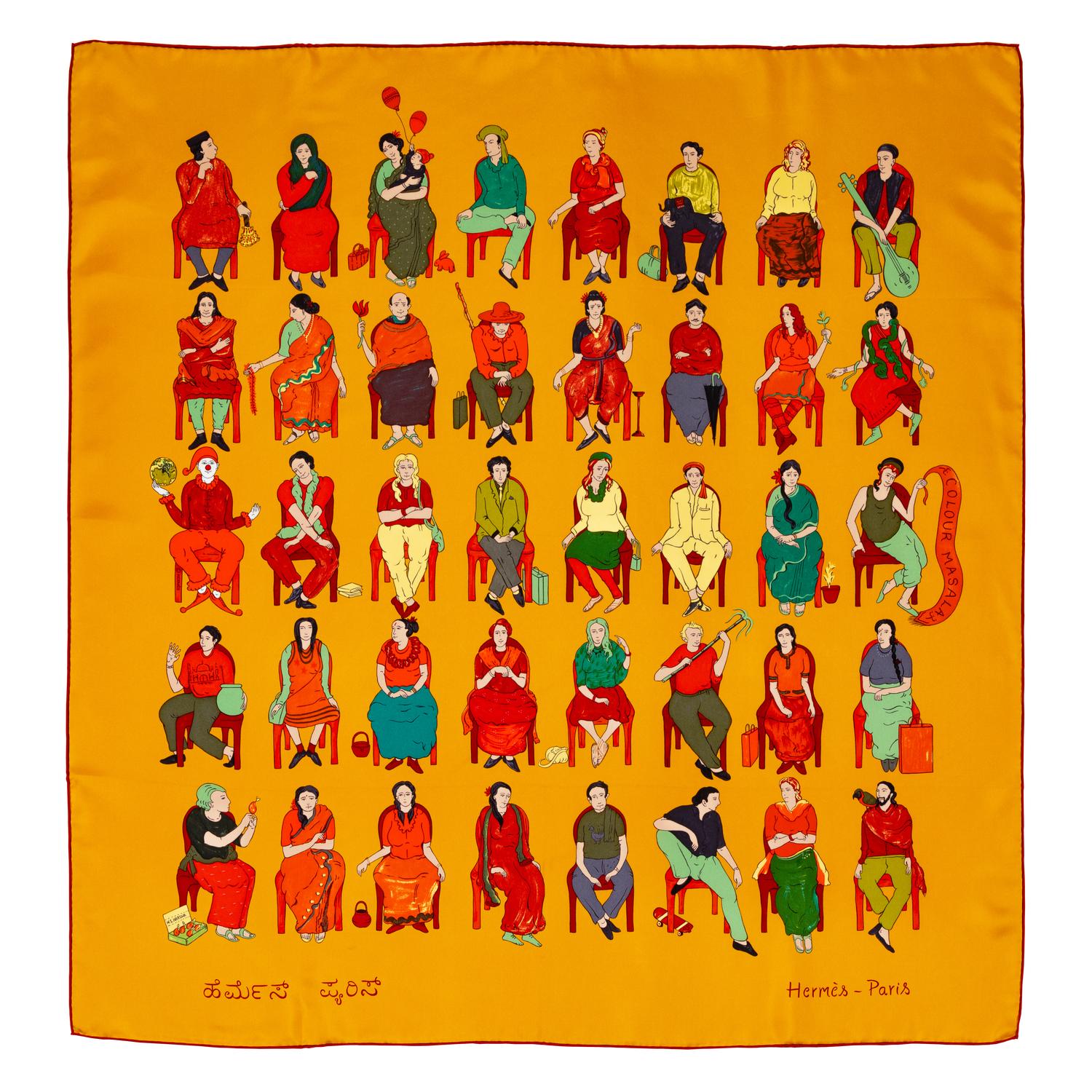 Hermès 90cm Silk Scarf