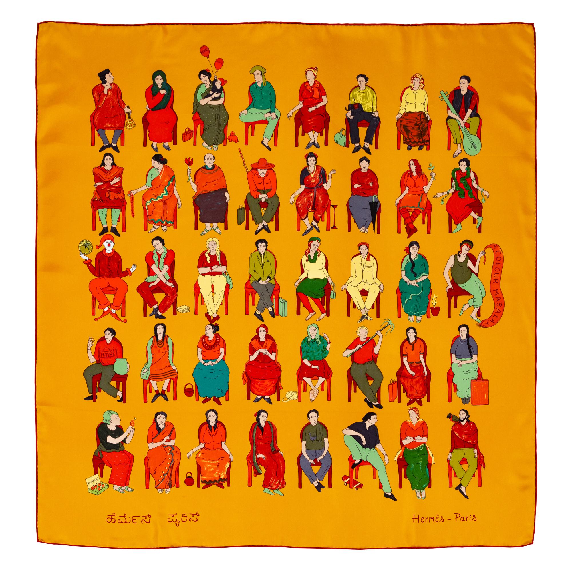 Hermès 90cm Silk Scarf