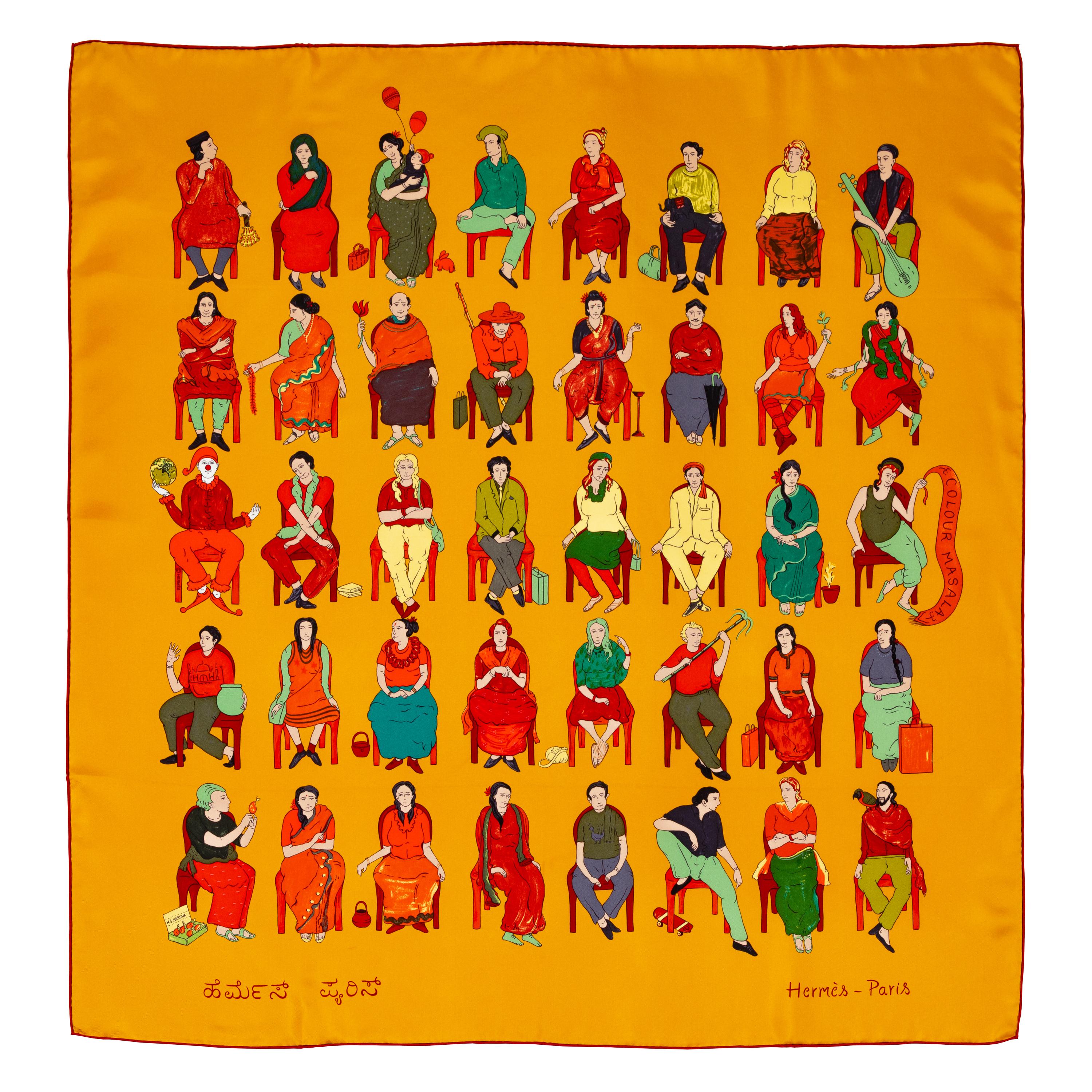 Hermès 90cm Silk Scarf
