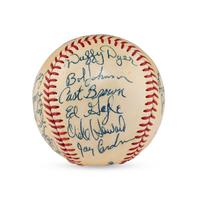 A 1967 Williamsport Mets Team Signed Autograph Baseball