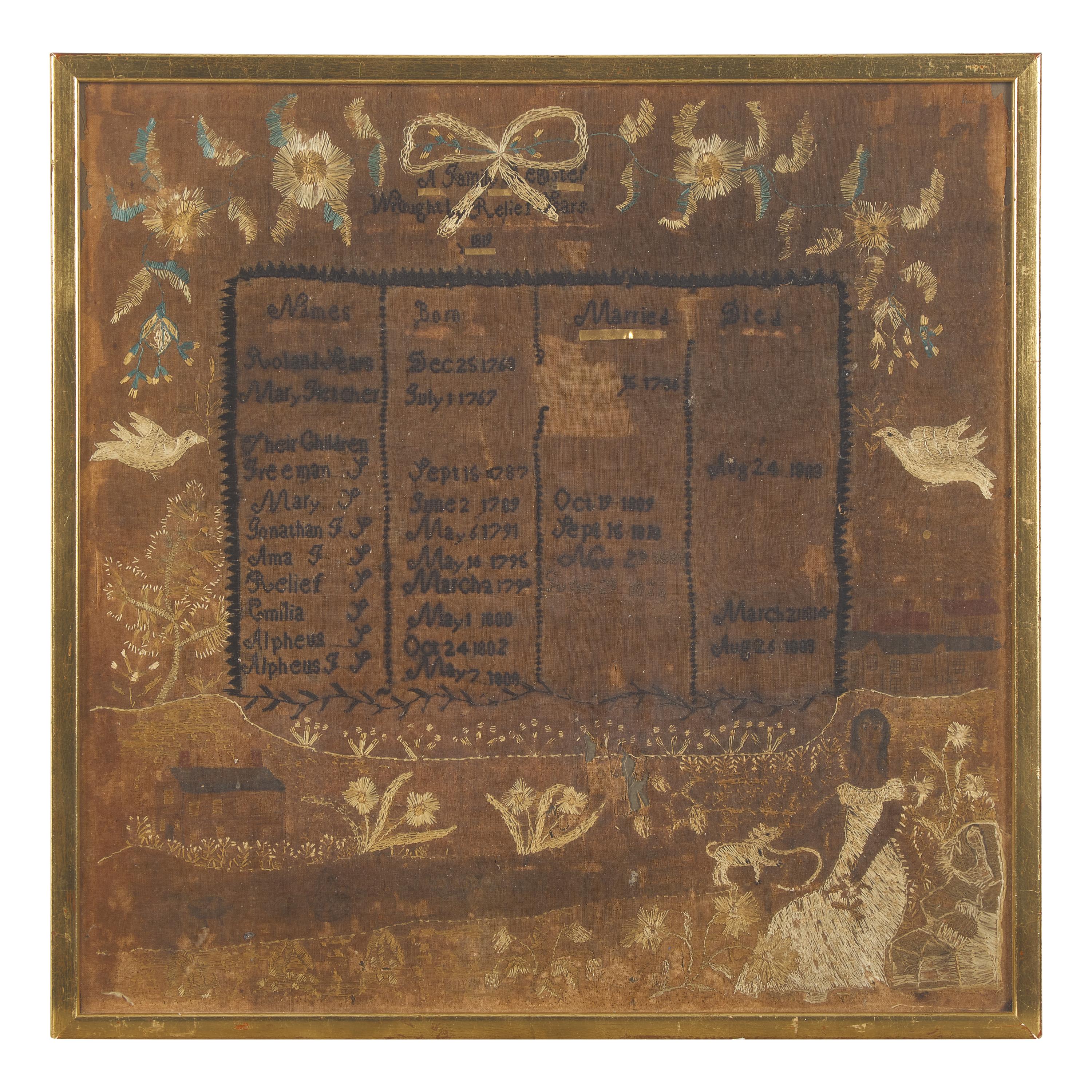 A Needlework Sears Family Register