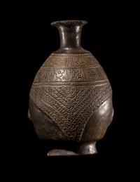 A Chimu-Inca Blackware Portrait Vessel