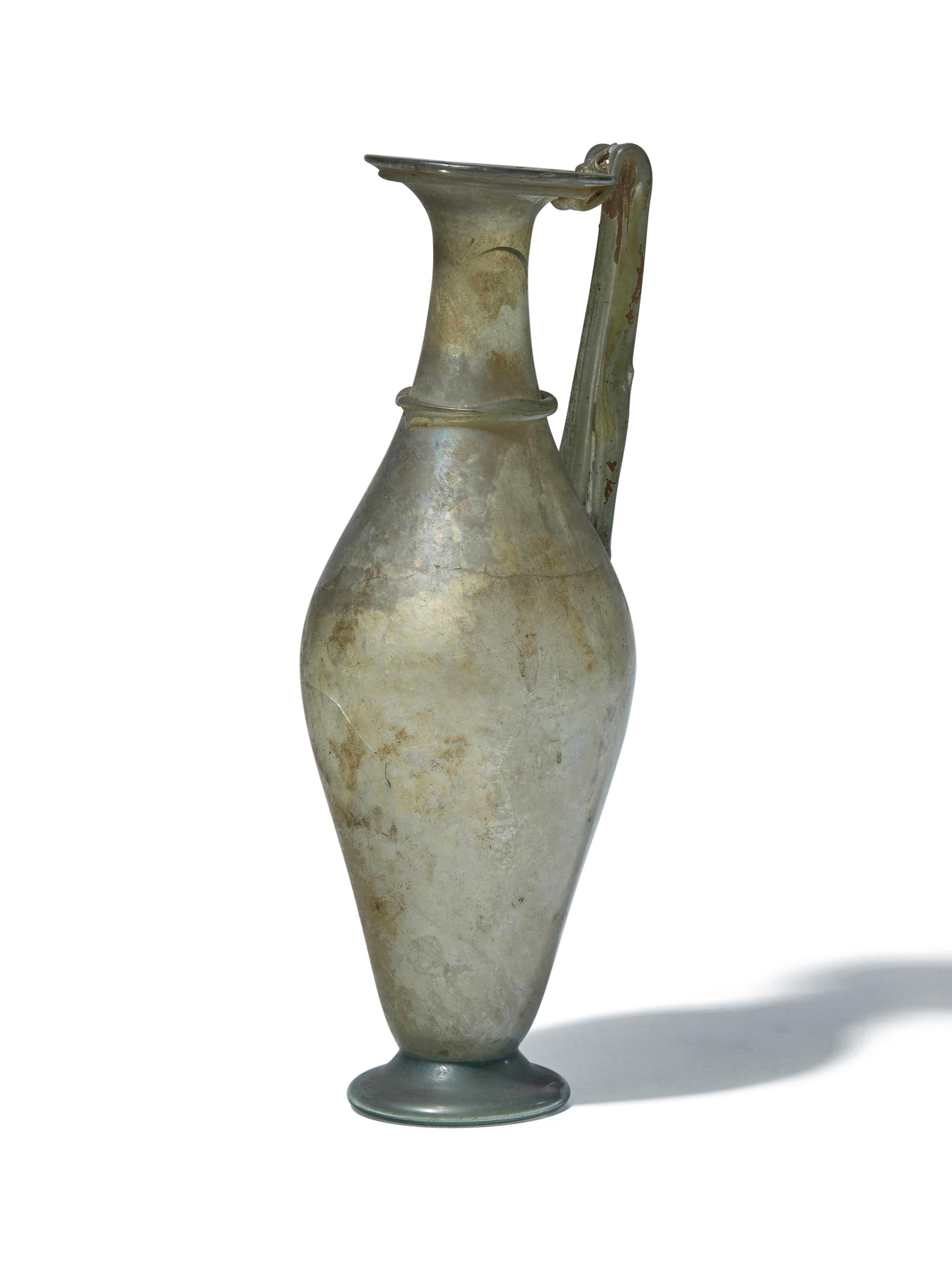 An Eastern Mediterranean Glass Ewer