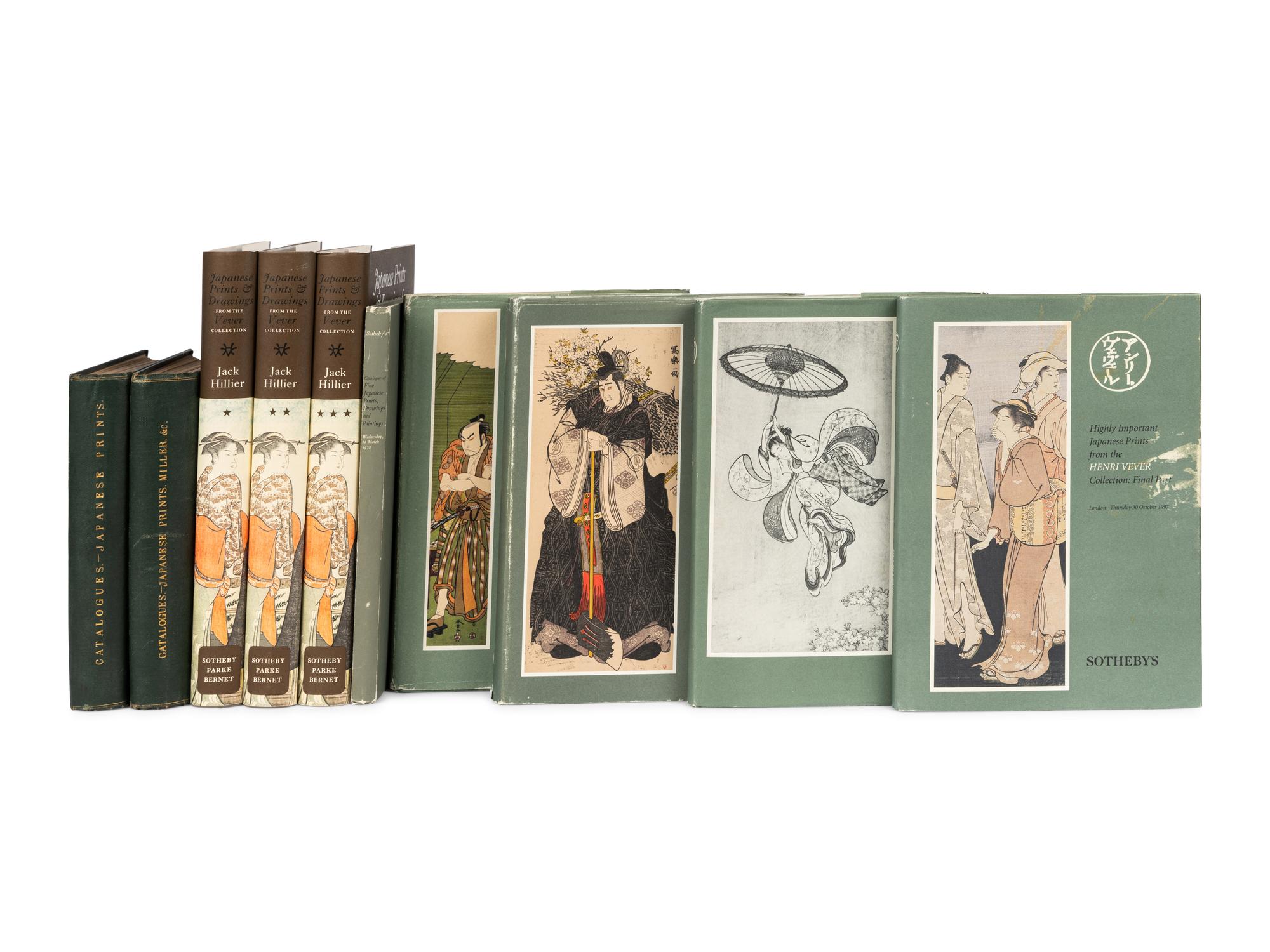 [SOTHEBY'S] A group of Japanese Prints and Drawings catalogues from Sotheby's, comprising: