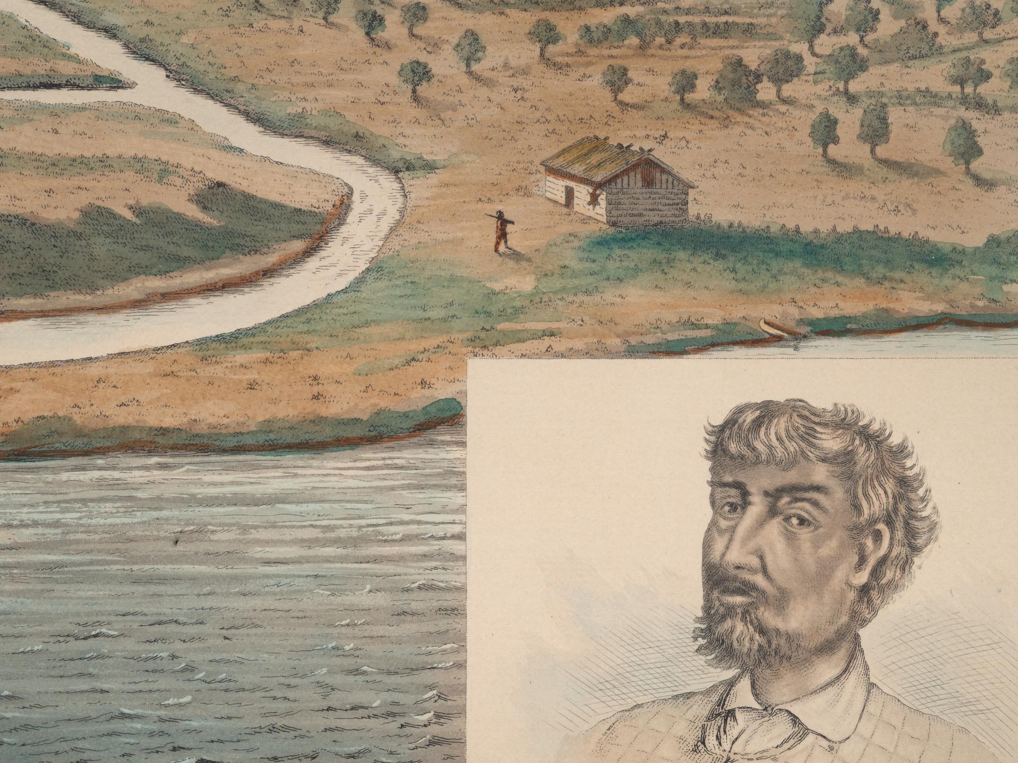 A group of 4 aquatint prints of Chicago by A. Ackermann and Son, Inc., comprising: