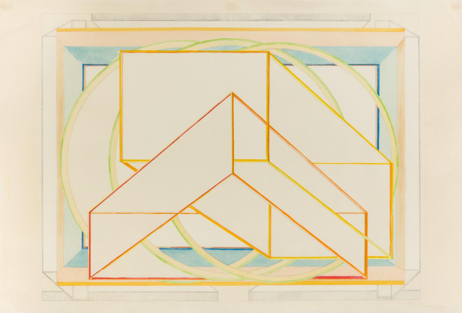 Al Held, (American, 1928-2005), KYOTO-WA, 1985