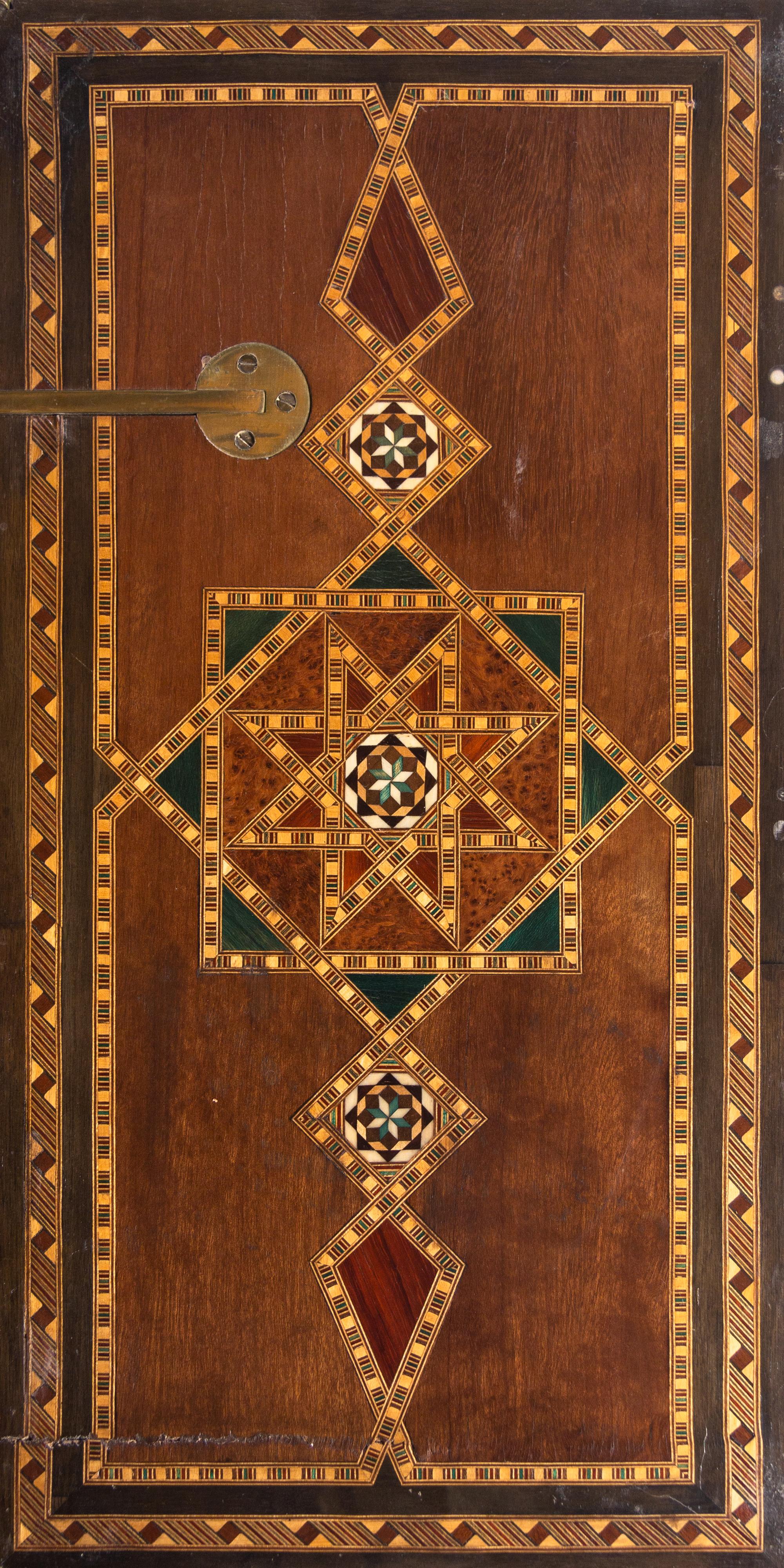 Two Syrian Marquetry Tables