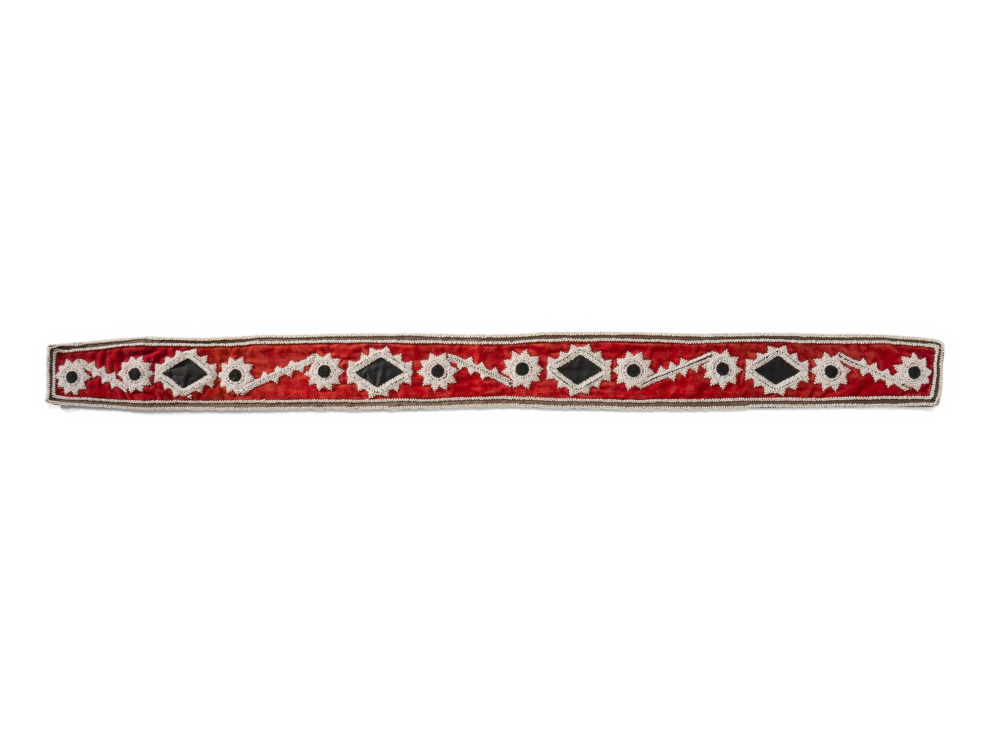Rosie Frazier (Choctaw, b. 1907) — Beaded Strip