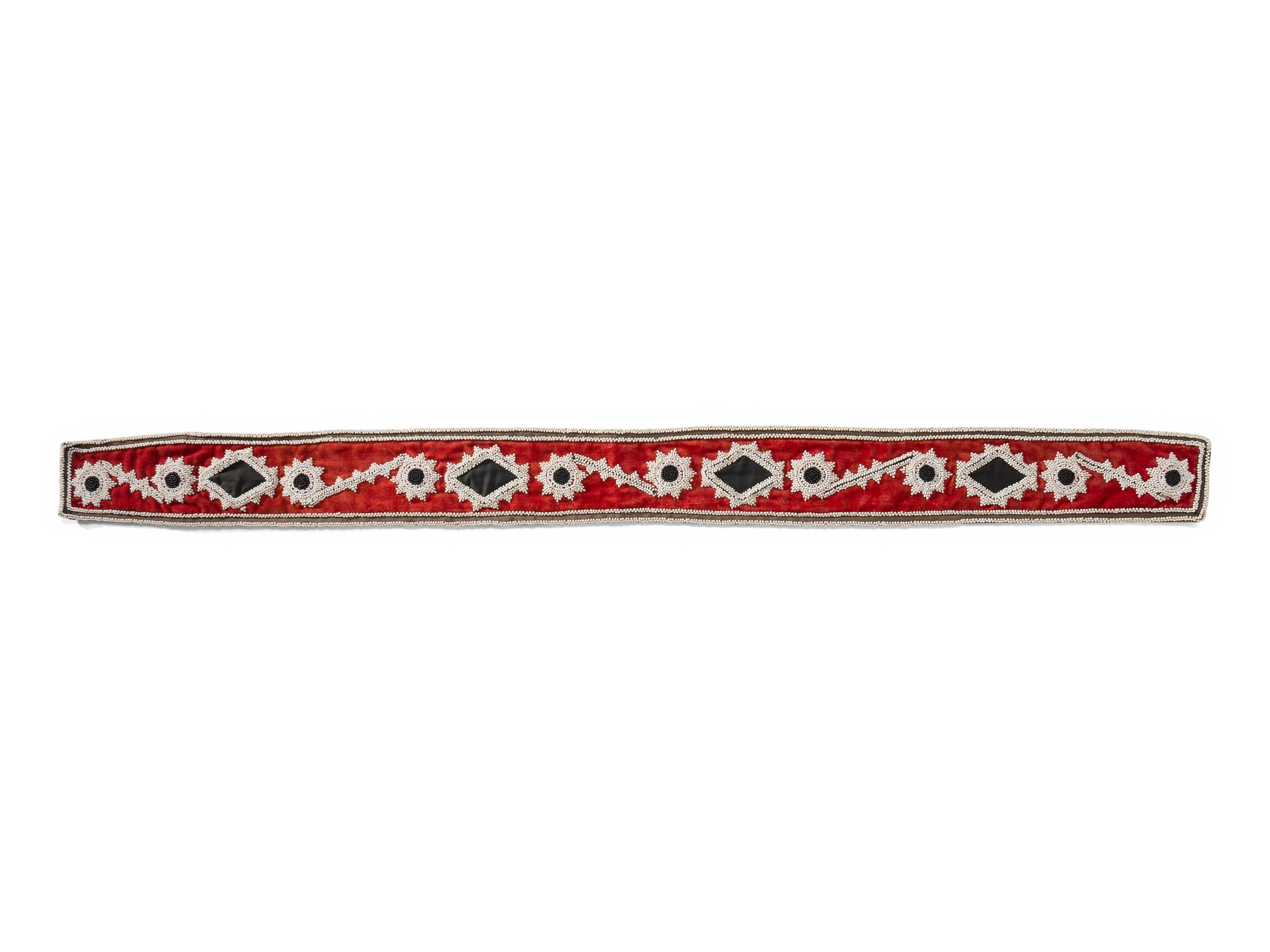 Rosie Frazier (Choctaw, b. 1907) — Beaded Strip