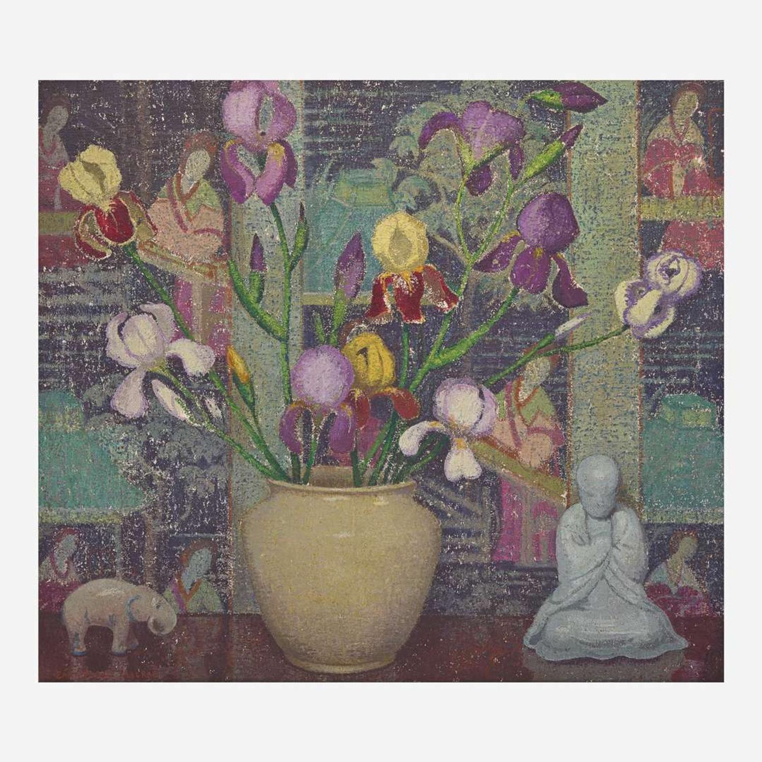 Emma Fordyce MacRae (American, 1887-1974) Iris Decoration