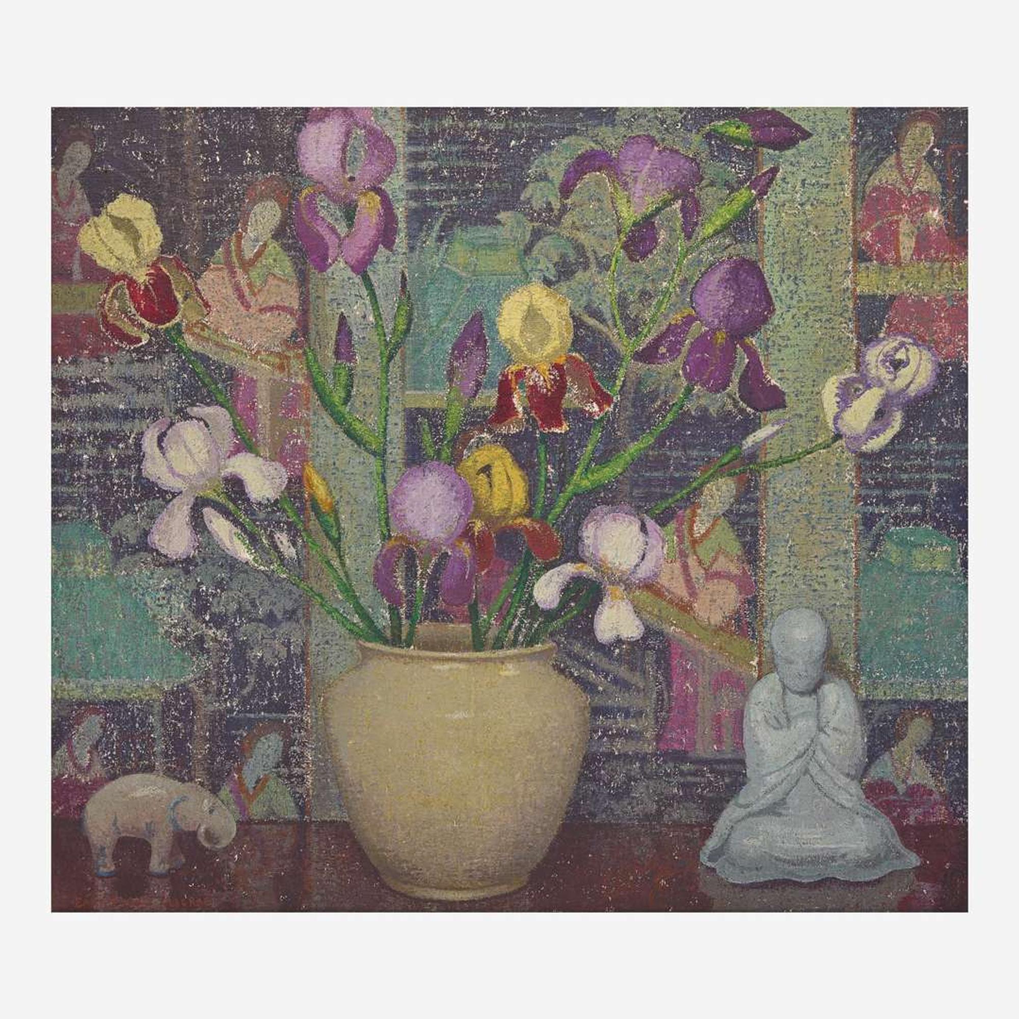 Emma Fordyce MacRae (American, 1887-1974) Iris Decoration