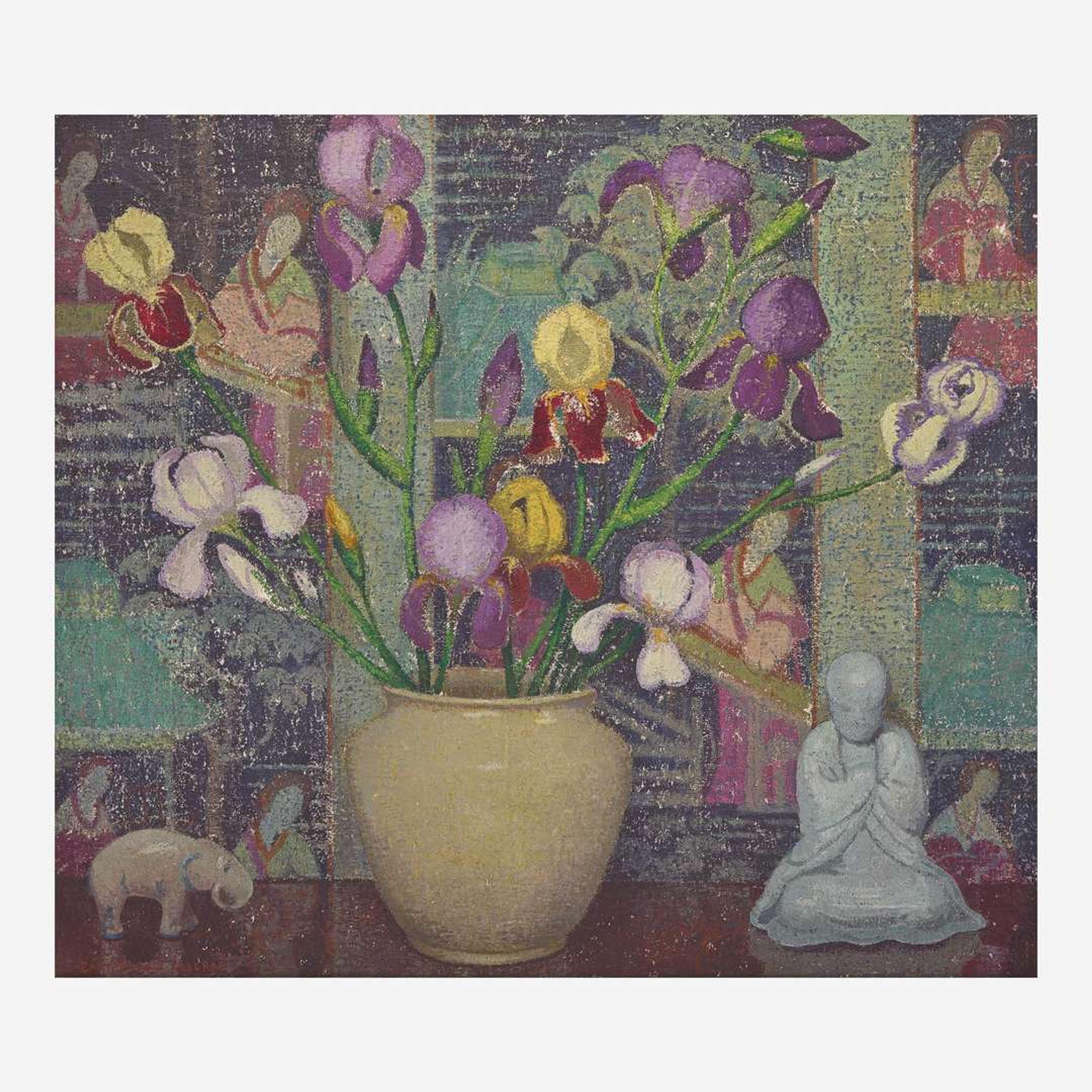 Emma Fordyce MacRae (American, 1887-1974) Iris Decoration