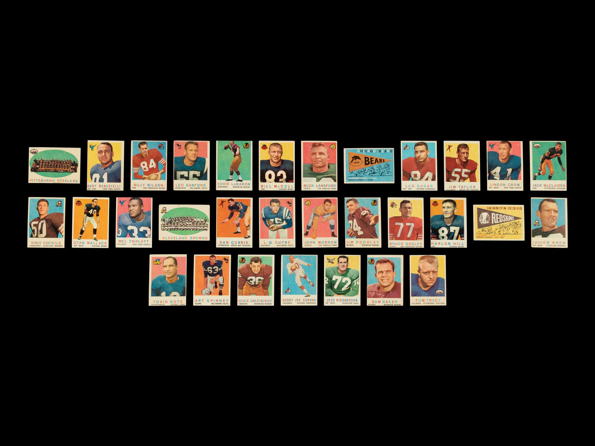 A Near Set of 1959 Topps Football Cards (175/176)