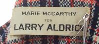 A Larry Aldridge Plaid Coat Dress,