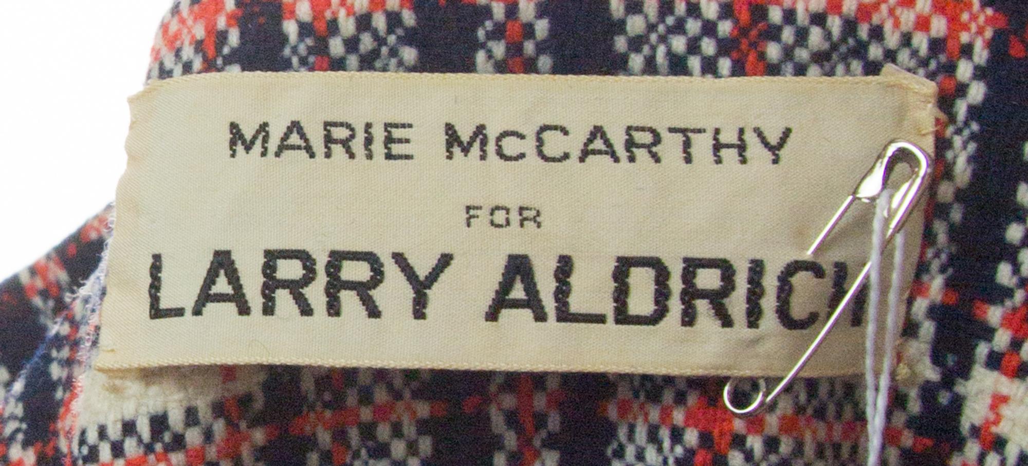 A Larry Aldridge Plaid Coat Dress,