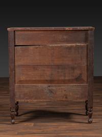 A Classical Tennessee Carved Cherrywood Chest of Drawers