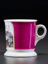 A Barber's Porcelain Occupational Shaving Mug