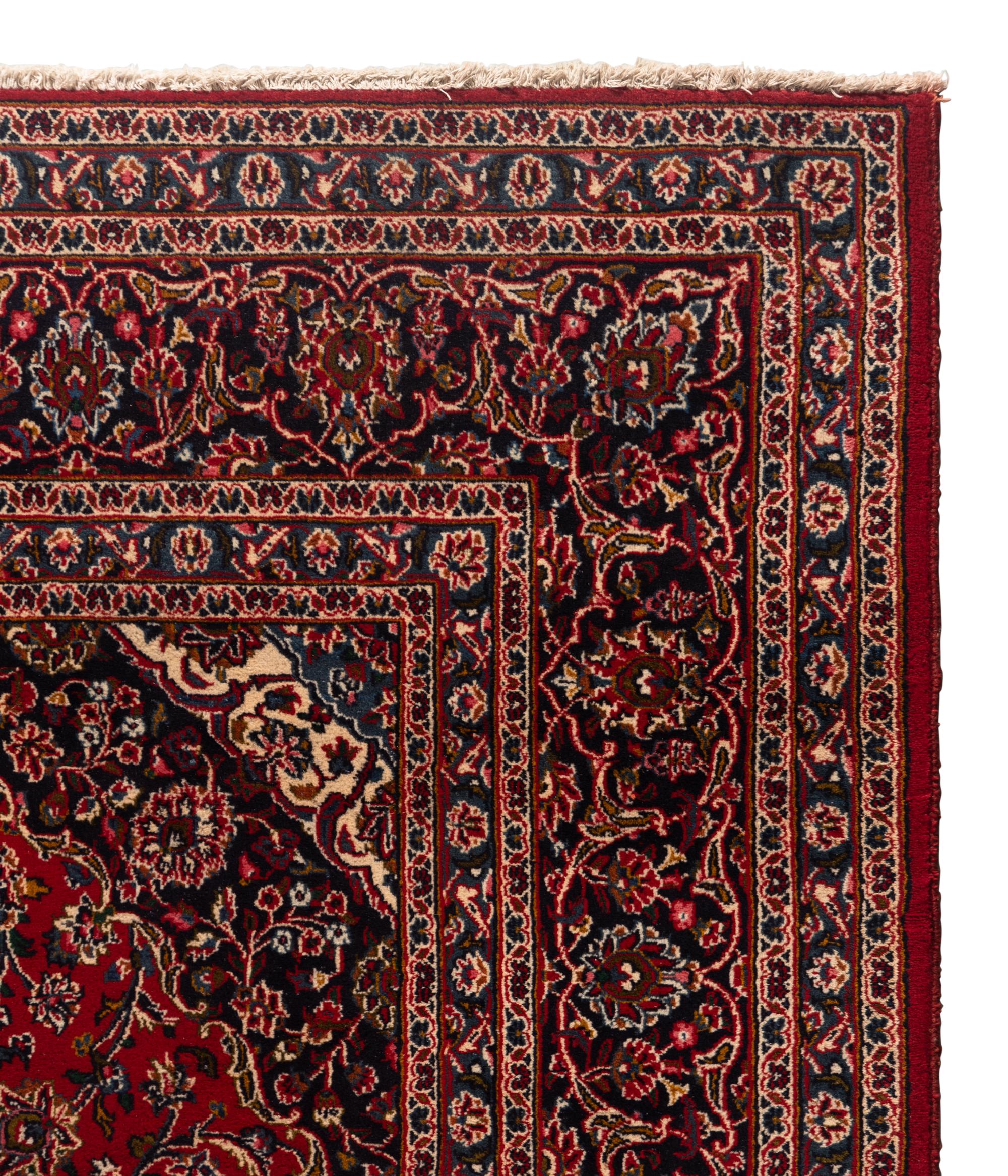 A Kashan Wool Rug