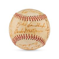 1951 Hollywood Stars Team Signed Baseball