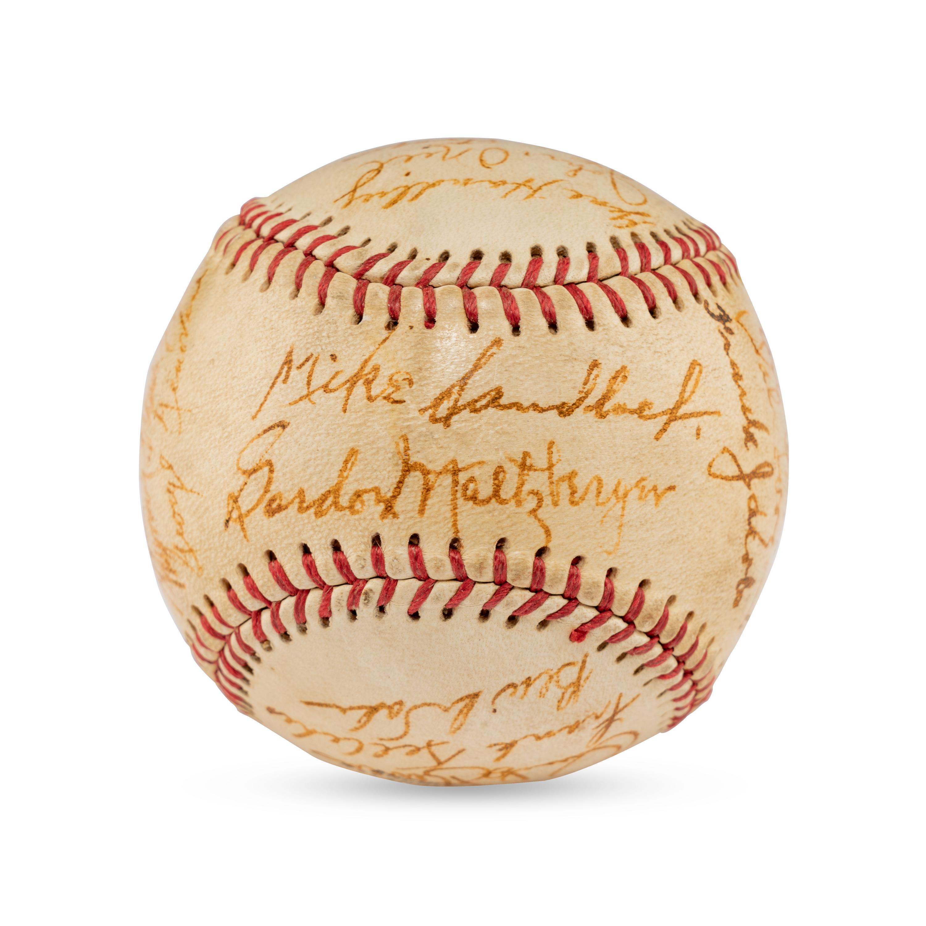 1951 Hollywood Stars Team Signed Baseball