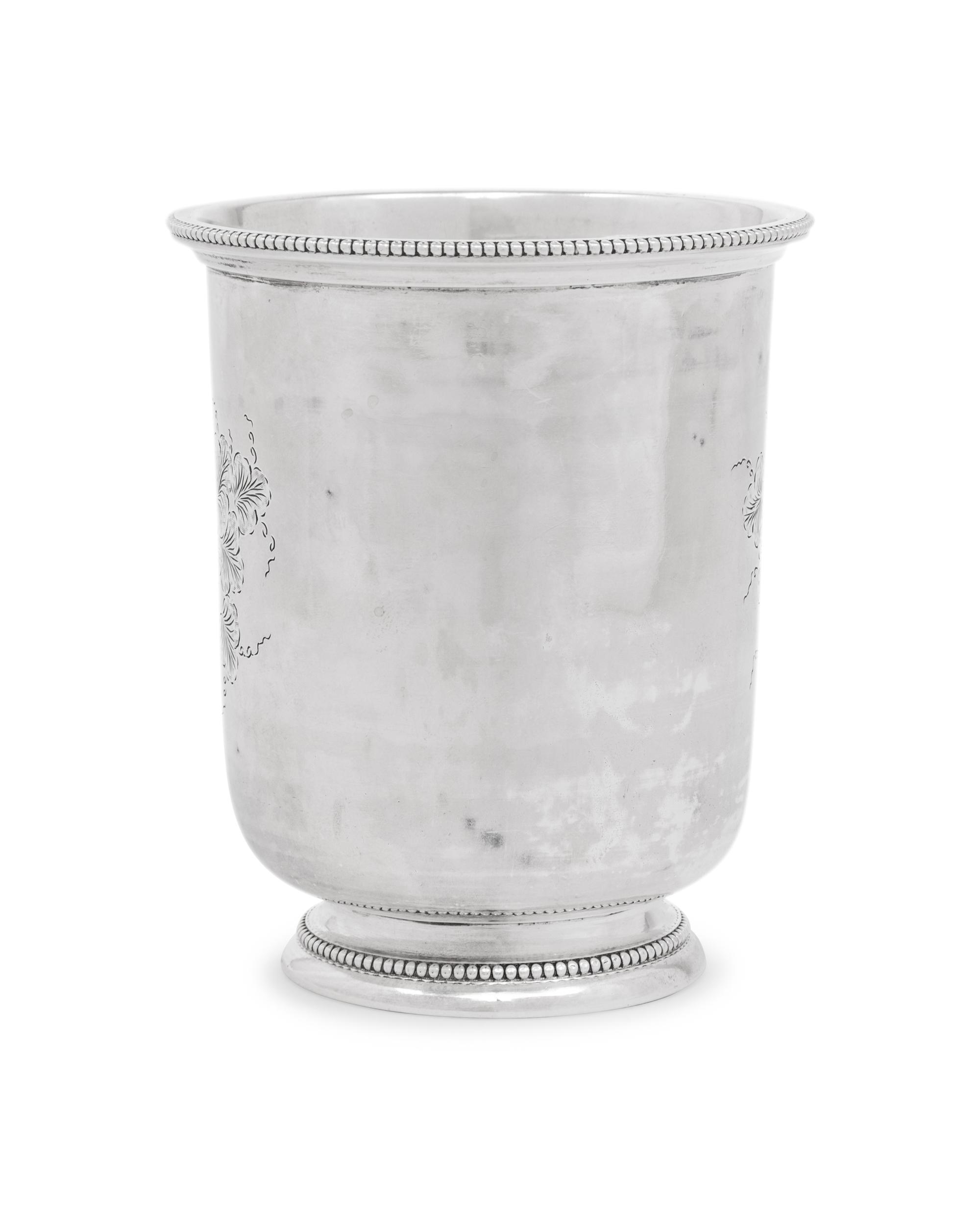 An American Coin Silver Beaker