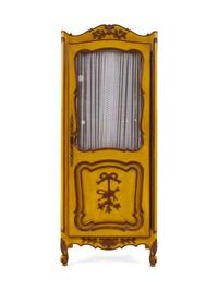 A Louis XV Style Painted Cabinet