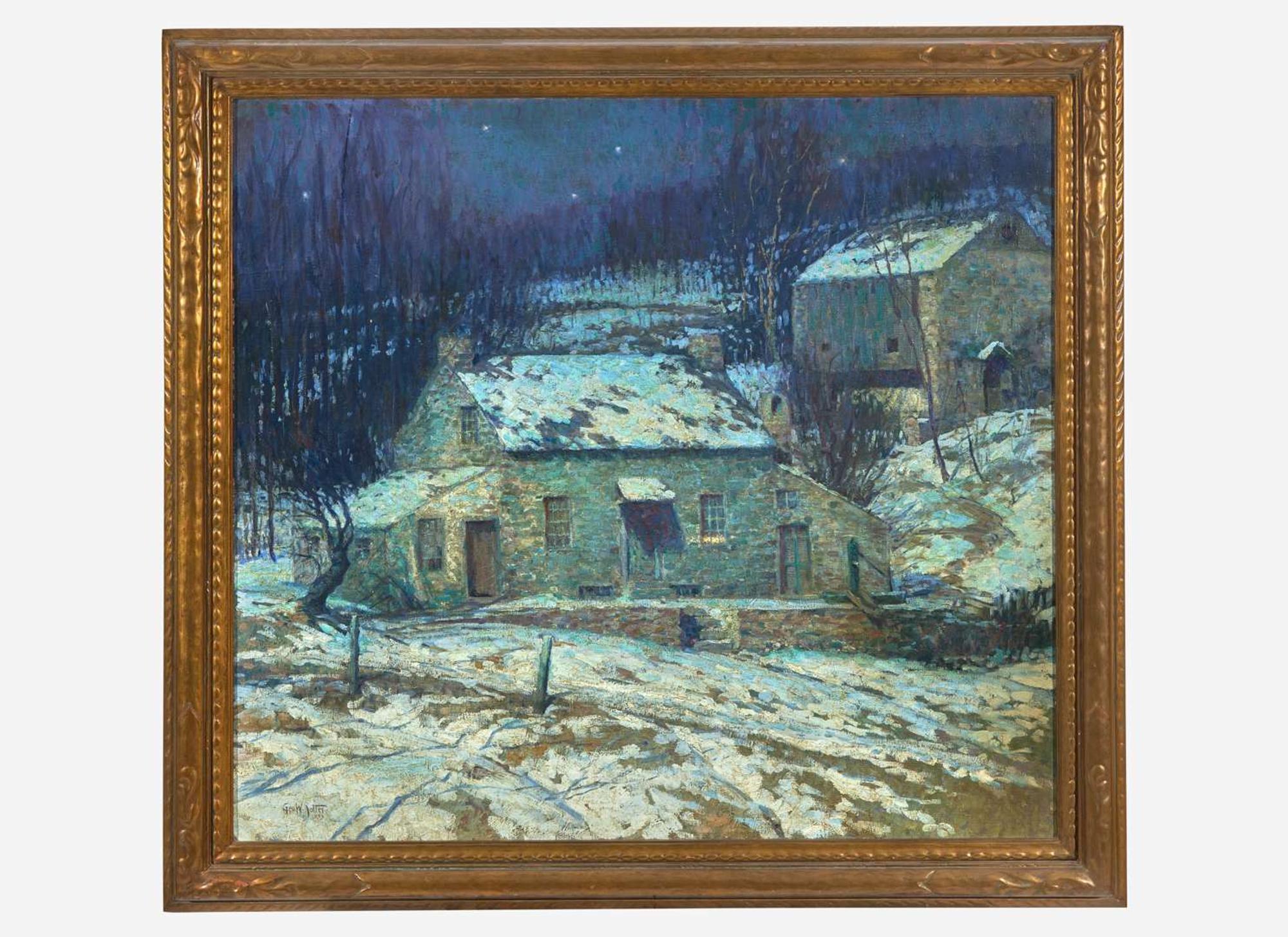 George Sotter (American, 1879-1953) - A Light in the Window