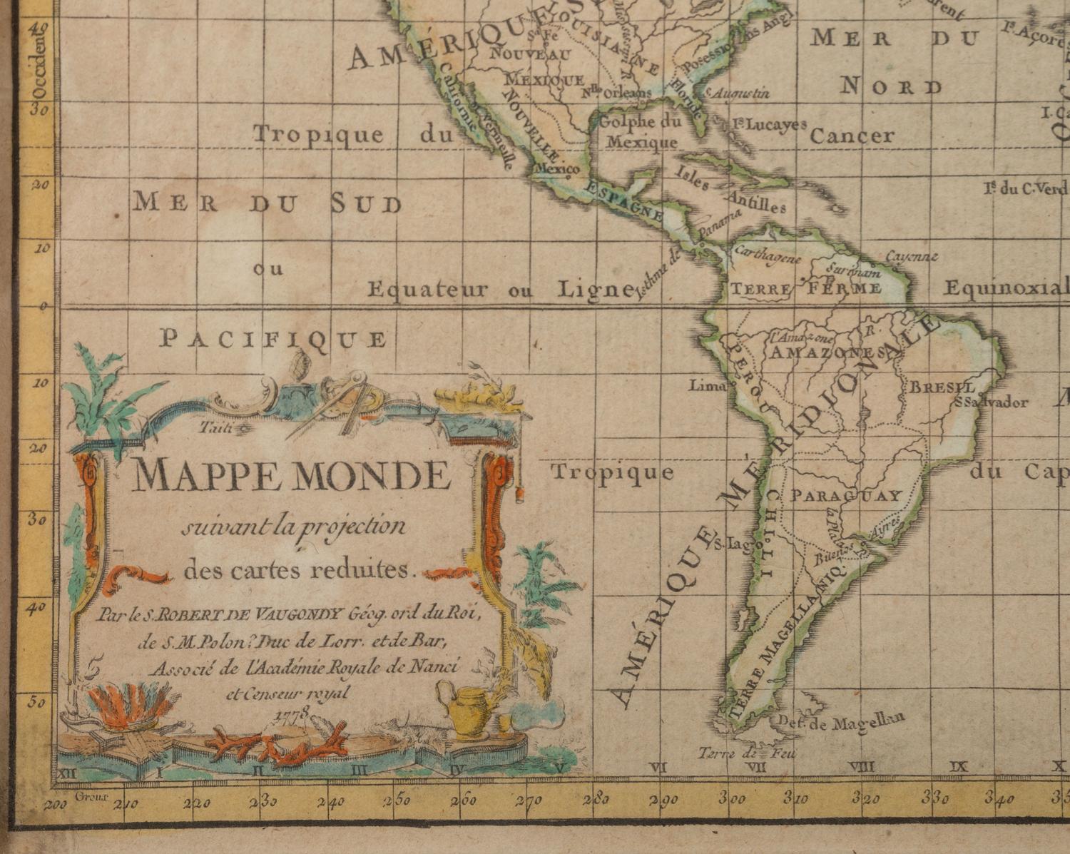 ROBERT DE VAUGONDY, Didier (1723-1786). Two Maps of North America.