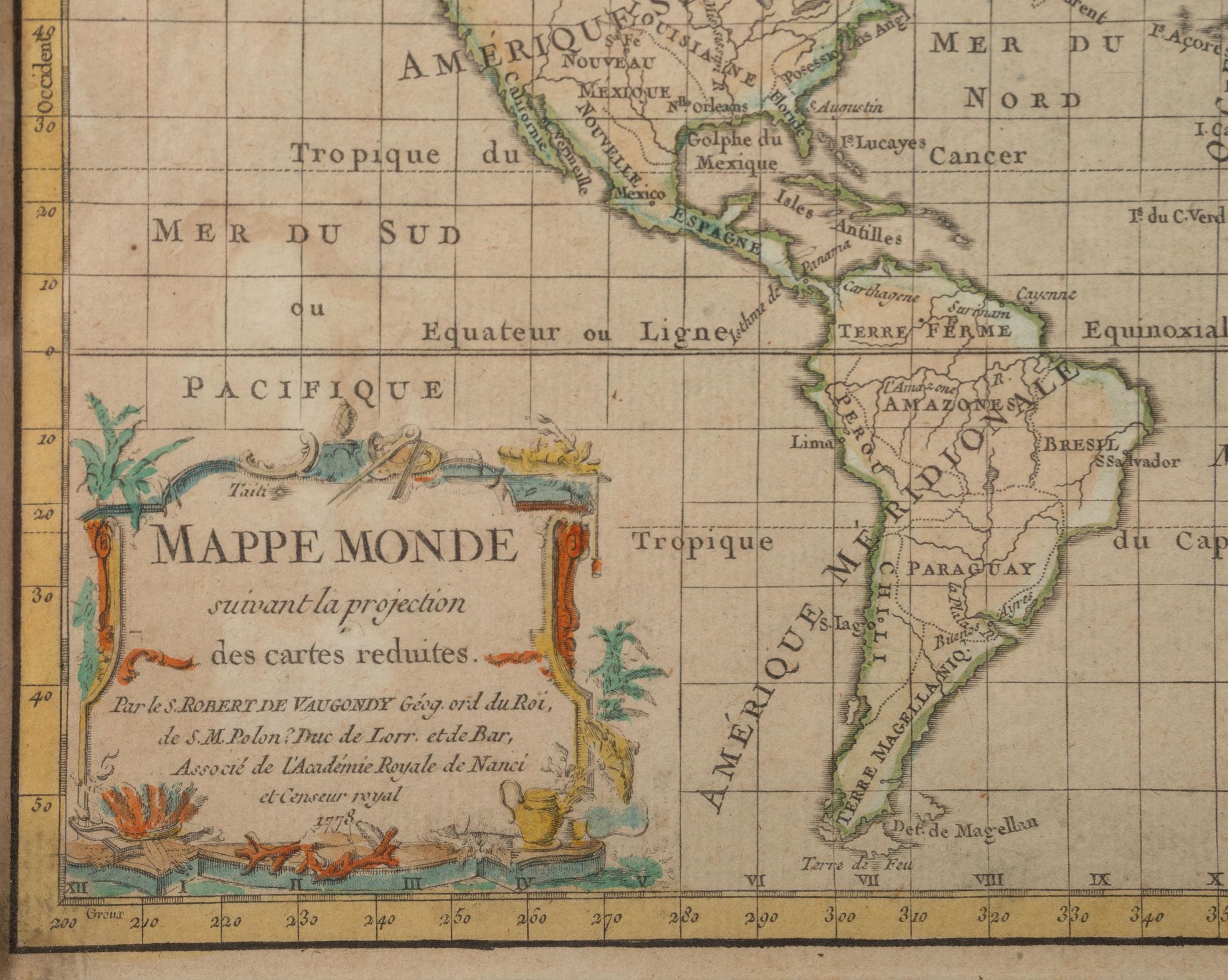 ROBERT DE VAUGONDY, Didier (1723-1786). Two Maps of North America.