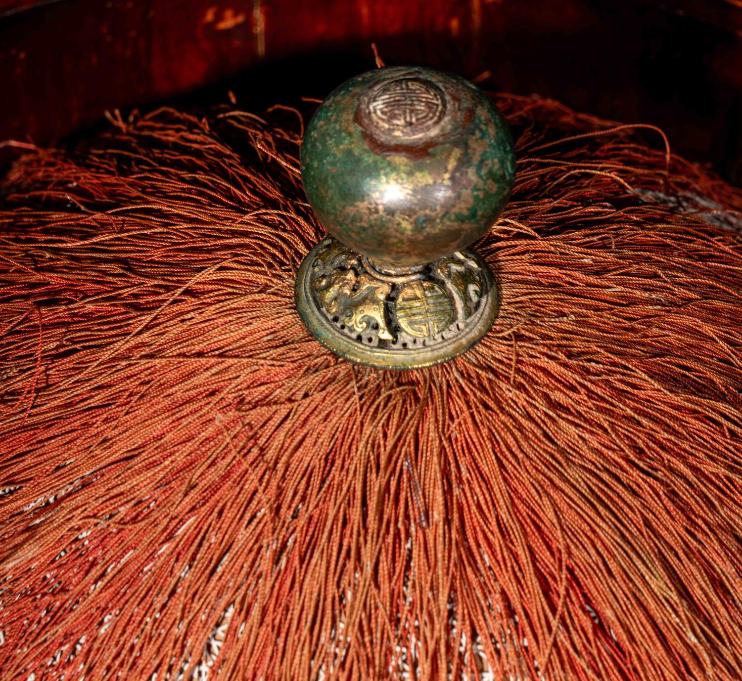 Two Manchu Official's Court Hats and a Storage Case, Qing Dynasty 清 冬夏官帽一組連匣