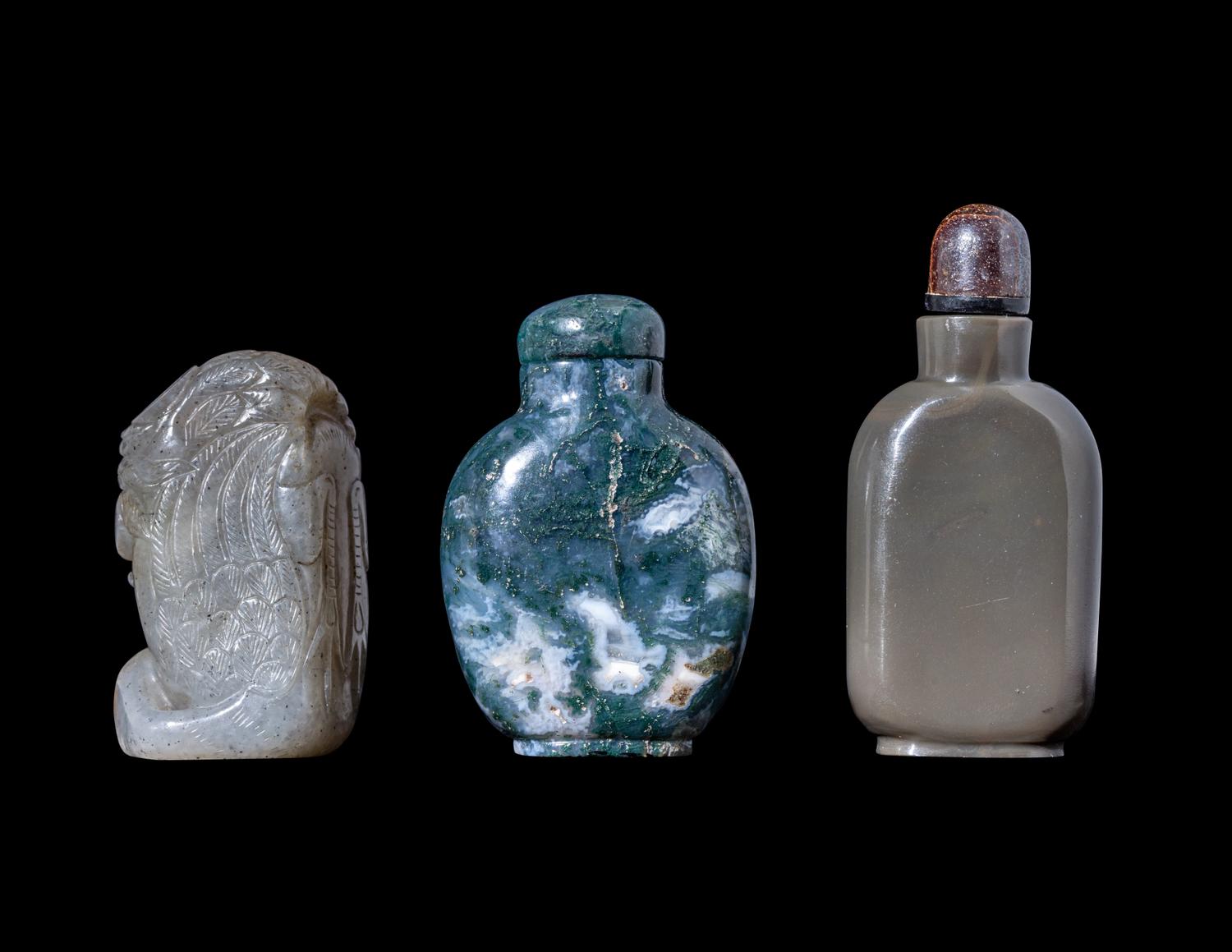 Three Chinese Snuff Bottles