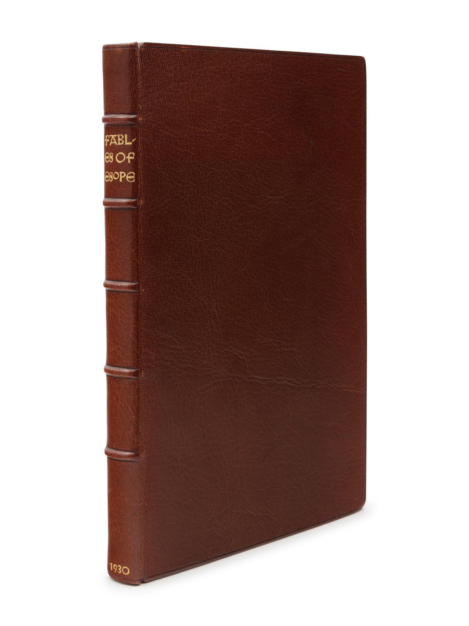 [GRABHORN PRINTING]. AESOP (ca 620-560 B. C.). The Subtyl Historyes and Fables . William CAXTON, translator. San Francisco: The Grabhorn Press, 1930.