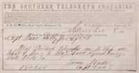 (CIVIL WAR) 12 telegrams from various generals, captains, and majors from March 1862 to Dec. 1864.