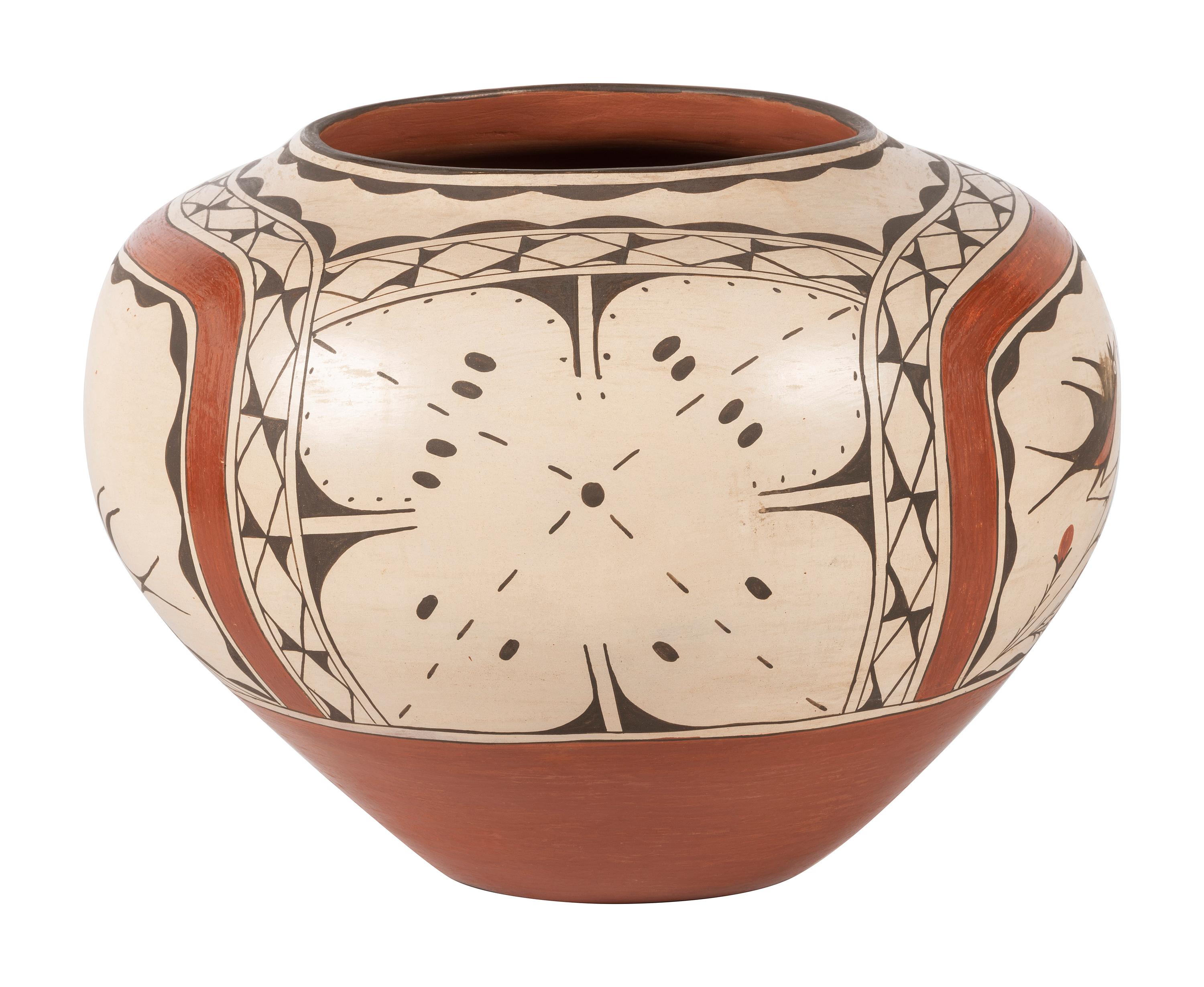Polychrome Pottery Jar