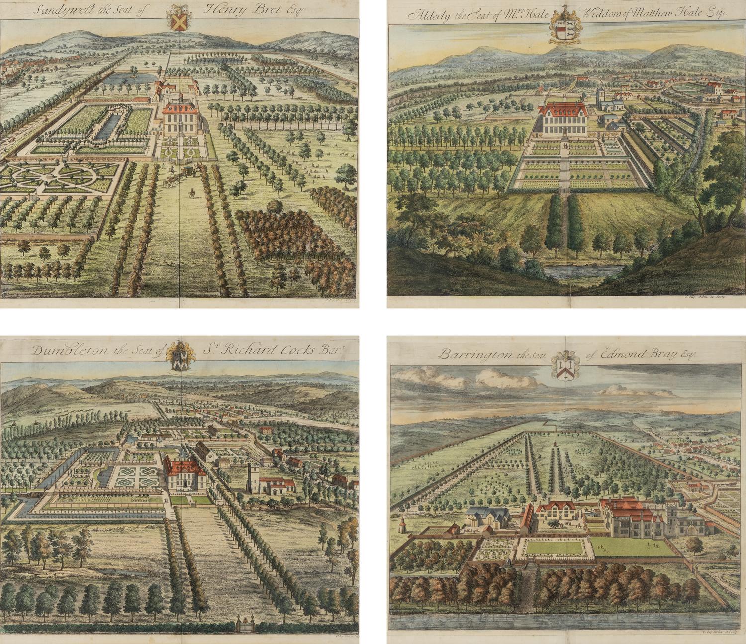 Four Views Of English Country Houses