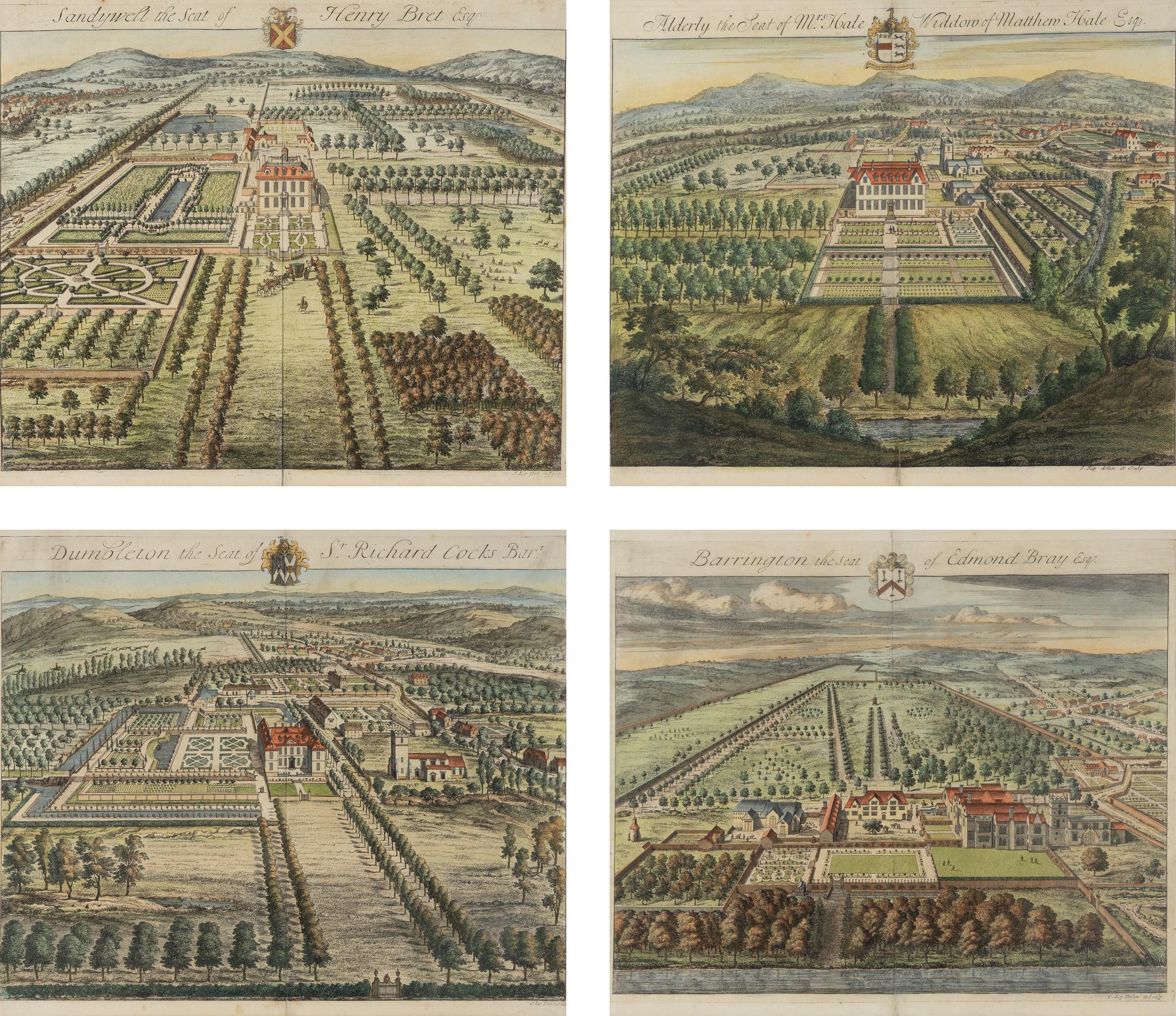 Four Views Of English Country Houses